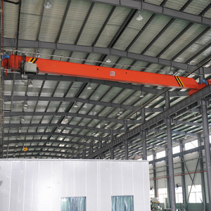 Faible coût 3ton électrique faisceau unique petite grue de pont aérien personnalisée appliquée dans une usine sidérurgique - Product Image 4