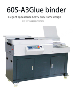 Precio de Fábrica al por Mayor, Encuadernadora de Libros de Escritorio Disen DSO-60S-A3, Tamaño A3, Eléctrica, con Pegamento Termofusible, Automática, 60 mm - Product Image 2