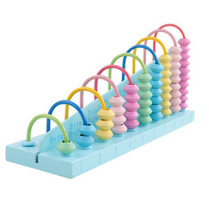 <span class=keywords><strong>Juego</strong></span> de madera para niños, marco de cálculo de 10 velocidades, Macaron, colorido - Product Image 1