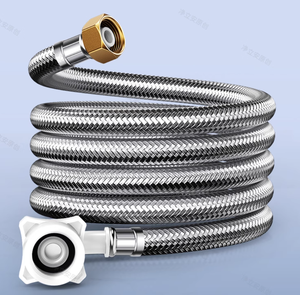 Moderne G1/2 pouces filetage en acier inoxydable entièrement automatique <span class=keywords><strong>Machine</strong></span> à <span class=keywords><strong>laver</strong></span> entrée d'eau <span class=keywords><strong>tuyau</strong></span> connecteur Extension universelle pour - Product Image 5