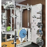 Équipement de fitness TT FLEX, appareil multifonctionnel avec lat pulldown/crossover par câble/machine Smith, angle réglable