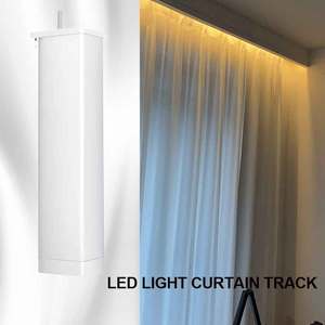 Sistema de Rieles para Cortinas LED RGB Inteligentes |   Temporizador Automático de Encendido/Apagado para Cortinas Opacas - Product Image 6
