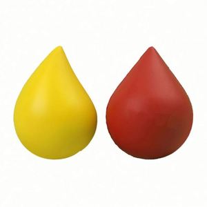 Wholesale Promotional Customized Water Drop Stress <b>Balls</b> Custom Logo Silk Screen Printing for 5 7 Years Unisex Antistress Toy - Product Image 1