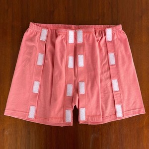 Ropa Interior Unisex de 2 Colores para Fracturas - Pantalones Postoperatorios con Velcro para Facilitar la Vestimenta, Bóxers para Cuidado de Ancianos con Hemiplejia por Accidente Cerebrovascular - Product Image 4