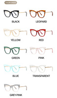 Nouvelles lunettes tendance unisexes TR90 à monture pleine, style œil de chat, élégantes, avec verres photochromiques anti-lumière bleue et à changement de couleur