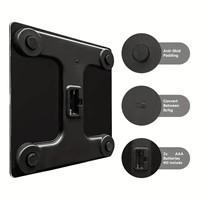 Báscula Electrónica de Color Sólido, Báscula Digital de Alta Precisión para Baño, para Peso Corporal, Uso Doméstico