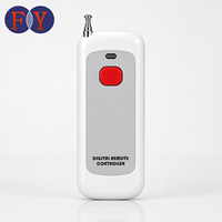 Control Remoto RF de 433MHz con un Solo Botón y Código de Aprendizaje, DC12V con Antena Externa, Directo de Fábrica
