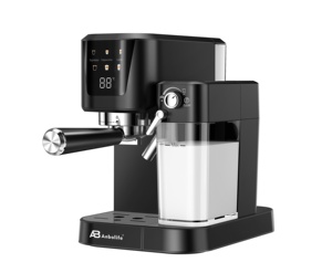 เครื่องชงกาแฟเอสเพรสโซ่อัตโนมัติ EU Compact Quiet  วัสดุพลาสติก แรงดัน 20 บาร์ ควบคุมแบบดิจิตอล ได้รับการรับรองมาตรฐาน EU CE/CB สำหรับใช้ในครัวเรือนและเชิงพาณิชย์ - Product Image 4