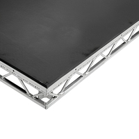 Plateforme de scène portable pour événements de concerts en intérieur/extérieur, structure de scène en aluminium avec structure de treillis
