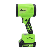 VERTAK Souffleur à main portable 20V, souffleur à feuilles puissant à batterie au lithium, pour l'élimination de la poussière et de la neige