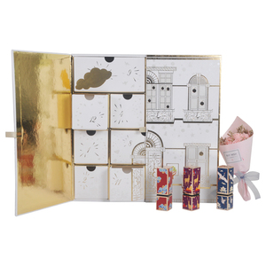 Caja de Calendario de Adviento Personalizable de Papel de Arte con Acabado Mate y Bajo MOQ para Regalos de Cuidado de la Piel, Champú, Crema Facial y UV - Product Image 3
