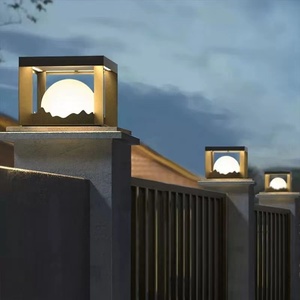 โคมไฟเสาภายนอกอาคาร แสงสีขาวอบอุ่น LED 3500K IP65 แบบกึ่งฝัง ฐาน E27 ไม่สามารถถอดออกได้ อายุการใช้งาน 50000 ชั่วโมง - Product Image 5