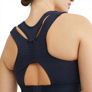 Soutien-gorge de sport dos nageur pour femme, maintien élevé, respirant, sans couture, avec coussinets amovibles, pour yoga, gym, course à pied - Product Image 4