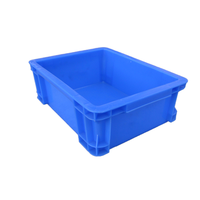 X343 370*278*124mm conteneurs en plastique durables empilables caisse de stockage logistique étanche léger recyclable boîte de chiffre d'affaires pour