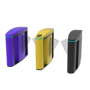 מחסום כנפיים הזזה אוטומטי רחב 900 מ\"מ, זרימה יעילה בנתיב אחד, גישה מהירה תוך 0.2 שניות, מערכת בטיחות לתחנת תחבורה ואצטדיון ספורט - Product Image 1