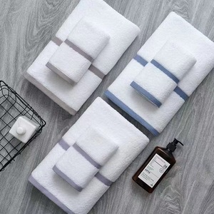 Tùy Chỉnh Năm Sao Khách Sạn Khăn Tắm Dày Thấm Cotton Mặt Khăn Set Rắn Màu Sang Trọng Cho Nhà Nghỉ Vẻ Đẹp - Product Image 2