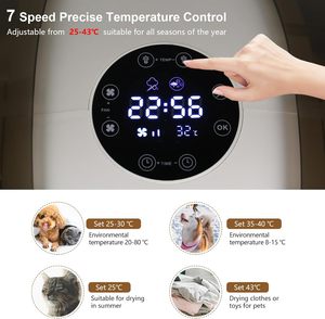 Populaire pliable boîte de séchage pour animaux de compagnie chat chien sèche-cheveux automatique ménage bain coup sec artefact animalerie dédiée - Product Image 4