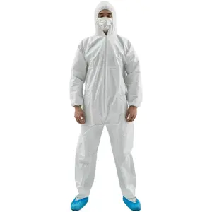 Alpha Solway S2200 Protective Disposable Coverall Overall Suit Type 5 6 Chemical
