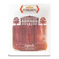 Qualité garantie Speck italien tranché 90g goût italien typique emballage sous vide Style séché boîte emballage pour l'exportation fabriqué en Italie