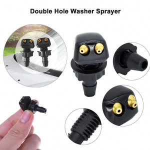 Universal Car Wiper Nozzles With Adjustable Spray Pattern Water Hose <b>Kit</b> For Windshield Washer Nylon Material - Product Image 2