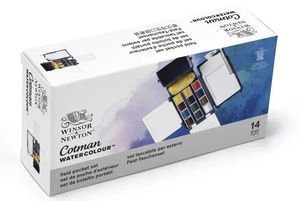 <span class=keywords><strong>Winsor</strong></span> <span class=keywords><strong>Newton</strong></span> Cotman Acuarelas 12 Embalaje suelto personalizable para pintar lienzo <span class=keywords><strong>Papel</strong></span> de vidrio para entusiastas del arte Aceite - Product Image 6