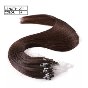 <b>Micro</b> Loop Hair <b>Extensions</b> russian Human Hair light color blonde Double Drawn Invisible <b>Micro</b> Beads Link Long Lasting For Women - Product Image 3