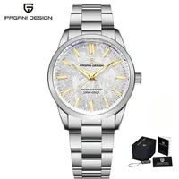 Montre-bracelet Pagani Design PD-1734 1734 à quartz japonais, en acier inoxydable, étanche, de luxe, vintage, pour homme, avec boîte.