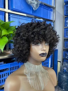 Hey bambino di alta Qualità nessun spargimento ragazza indiana dei capelli del virgin top stoppino capelli fumi parrucca fumi <span class=keywords><strong>parrucche</strong></span> del merletto dei capelli del commercio all'ingrosso - Product Image 4
