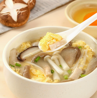 Instant Freeze-Dried Egg Drop Soup Block 8g Ready-to-Eat Fast Cook Meal Replacement Assorted Flavors