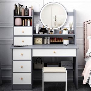 French Vintage Style <strong>Shabby</strong> <strong>Chic</strong> Vanity Dressers <strong>Dressing</strong> <strong>Table</strong> and Mirror Tocador Schminktisch - Product Image 3