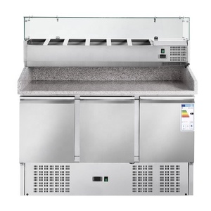 Réfrigérateur, Table de préparation de Pizza, en marbre, robuste - Product Image 2
