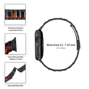 RYB bracciale da polso regolabile leggero per <span class=keywords><strong>Apple</strong></span> <span class=keywords><strong>Watch</strong></span> 38 40 41 42 44 <span class=keywords><strong>45</strong></span> 49mm - Product Image 6