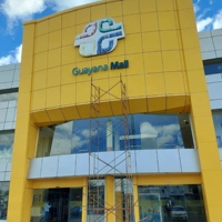 Panneau composite en aluminium Alucobond de 4 mm, revêtement PE, PVDF, pour revêtement mural extérieur, décoration de façade