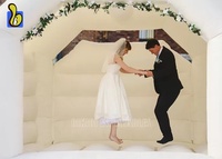 Dôme gonflable populaire tout blanc pour jeux et fêtes de mariage