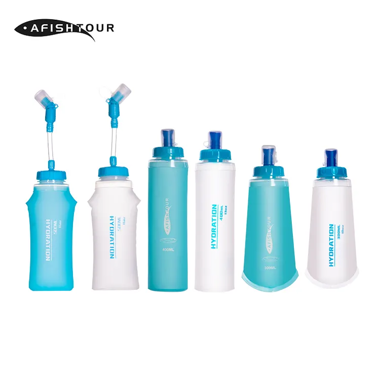 Bestop Groothandel Prijs Outdoor Sport Recycling Tpu Materiaal 300Ml 400Ml 500Ml Zachte Drinkwater Zak