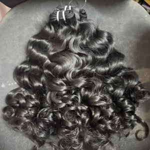 Italy Curly Raw Cambodian Human Hair Bundles Unprocessed Wholesale Hair Raw Virgin Cuticle Aligned Hair Extension Vendor - Product Image 1