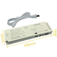 Fuente de alimentación LED de 12V con corriente y voltaje constantes para luces de gabinete, vitrinas y tiras de iluminación de armarios