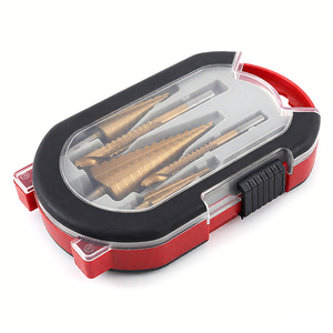 6pcs Set Mata Bor Berlapis Titanium untuk Pertukangan Kayu, Pembesar Lubang, dan Pembuat Alur dengan Kotak Penyimpanan Plastik - Product Image 4