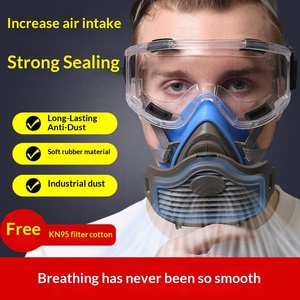 <span class=keywords><strong>Masque</strong></span> anti-poussière 3200 respirant, anti-poussière industrielle, pour ponçage, rénovation, lavable, en <span class=keywords><strong>tissu</strong></span> meltblown, pour mines de <span class=keywords><strong>charbon</strong></span>, peinture au pistolet - Product Image 2