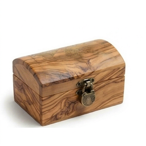 Caja Organizadora de Oficina Clásica de Madera Vintage, con Cierre Antiguo, Acabado Artesanal - Product Image 1