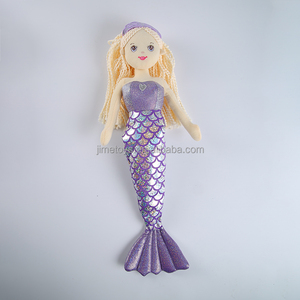 JM9142 Muñeca de Juguete de Sirena de Tela de Felpa de Poliéster Suave para Niñas - Product Image 4