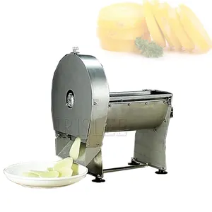 220V Electric Meat Slicer Multifunctional Household Kitchen Stainless Steel Semi-Automatic Potato Lemon Pumpkin Bread Slicer