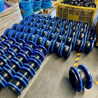 Soufflet de tuyau d'accouplement Joint de dilatation en caoutchouc flexible Epdm Nbr du compensateur de connexion à bride.