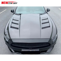 Capot ventilé en fibre de carbone de haute qualité de style MBJ avec boulons pour Mustang 2018-2023 (à fixer par vis)