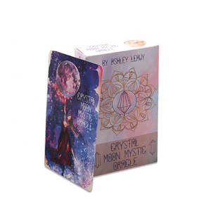 Usine impression cristal coloré lune mystique <span class=keywords><strong>oracle</strong></span> carte de tarot personnalisé votre propre logo astrologie papier cartes de tarot - Product Image 6