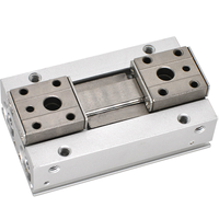 Cylindre de serrage pneumatique à double action MHF2-8D MHF2-12D MHF2-16D MHF2-20D pour machine d'emballage et d'assemblage