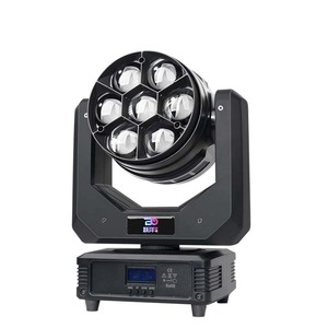 740Z Guangzhou 7x40W DMX LED RGBW WASH Effetto Luce da Palco con Attivazione Sonora per Matrimoni, DJ, Spettacoli, Concerti, Chiese - Product Image 2