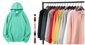 Sweat-shirt à capuche personnalisé pour homme, coupe oversize, broderie 3D, en polaire, pour l'hiver, streetwear, grandes tailles - Product Image 6