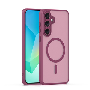 Funda Magnética para Teléfono <span class=keywords><strong>Samsung</strong></span> <span class=keywords><strong>Galaxy</strong></span> S25 FE, Moderna, Colorida, Translúcida, Mate, Antigolpes y Antihuellas - Product Image 4