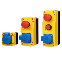 Boîtier d'inspection étanche pour ascenseur avec bouton d'arrêt d'urgence, interrupteur à bouton-poussoir marche/arrêt et prise – Boîtier de contrôle d'entretien d'ascenseur